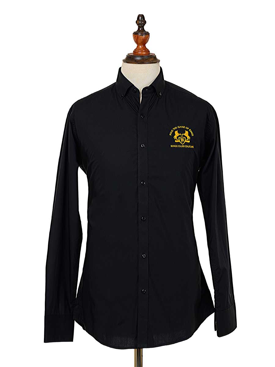 Gold button hotsell up dress shirt